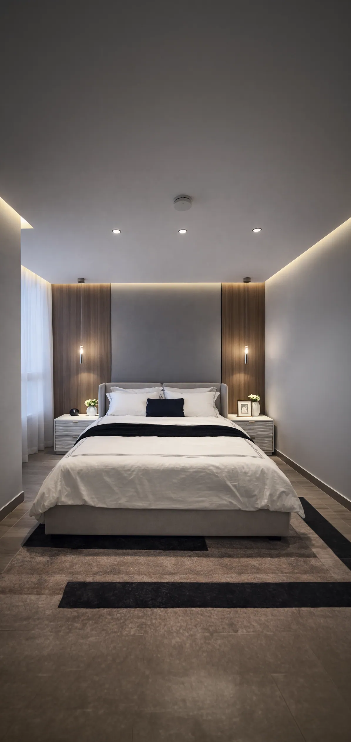 Recámara del apartamento modelo OPV